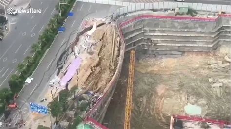 shoring excavation collapse china|china landscaping failures.